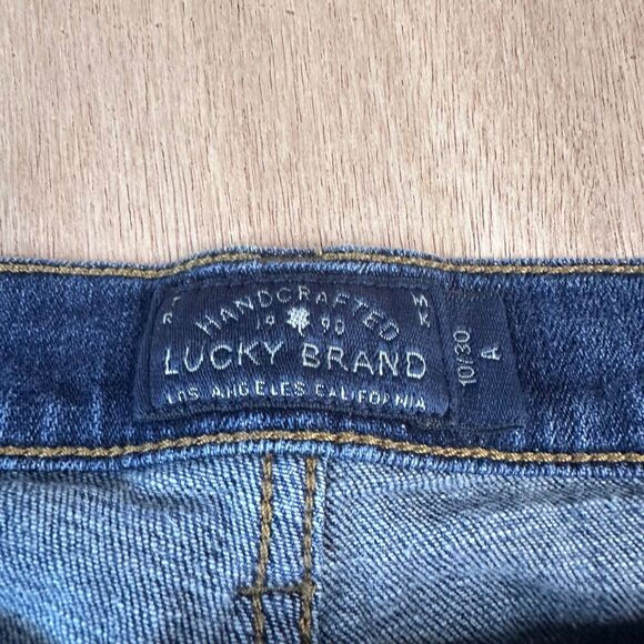 Lucky Brand Easy Rider Jeans Size 10/30 Bootcut Mid Rise Blue Denim - Picture 5 of 7